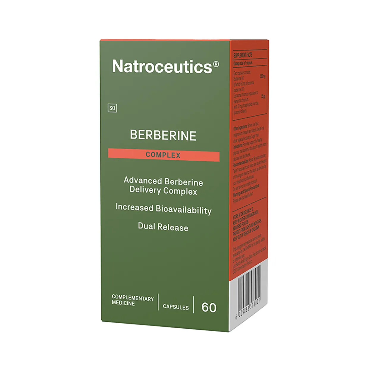 Natroceutics Berberine Complex 576mg 60 Veggie Capsules