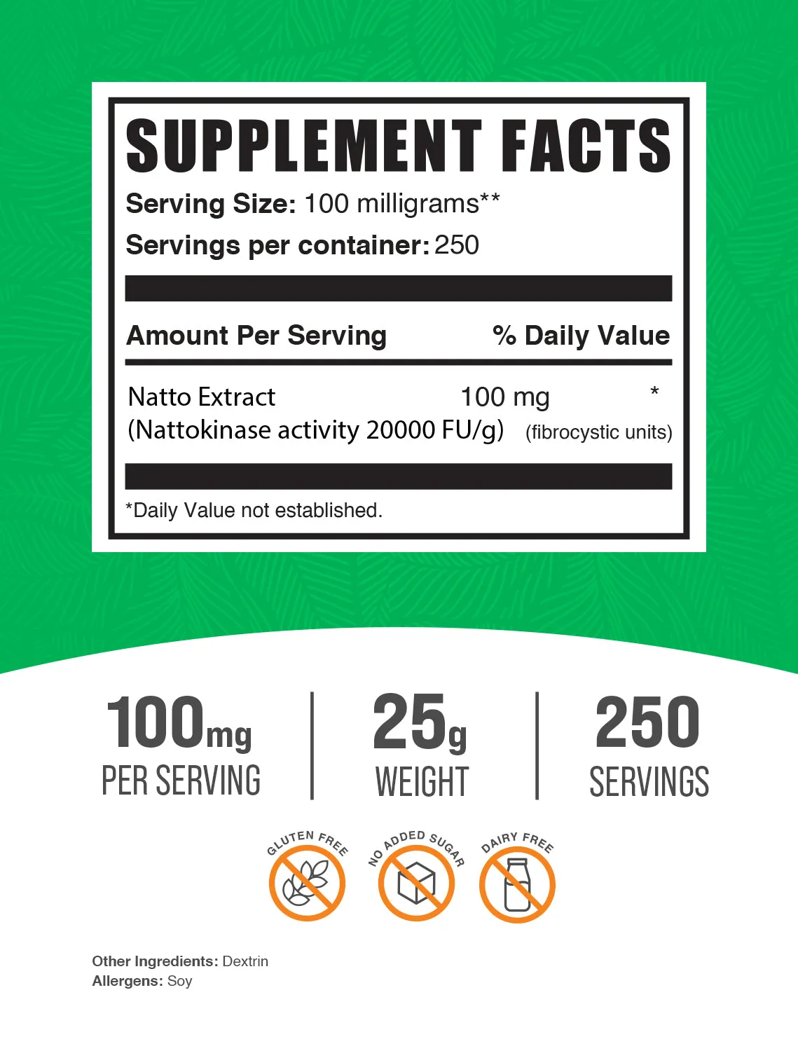 Nattokinase 2000 FU Powder