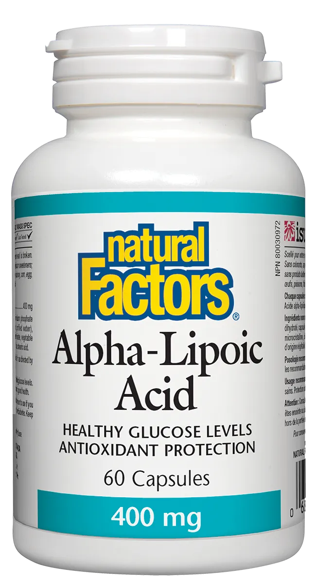 Natural Factors Alpha Lipoic Acid (400mg) (60 Capsules)
