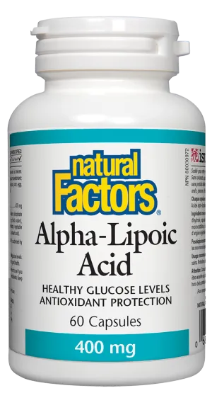 Natural Factors Alpha Lipoic Acid (400mg) (60 Capsules)