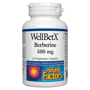 Natural Factors WellBetX Berberine (500mg) (60 VCaps)