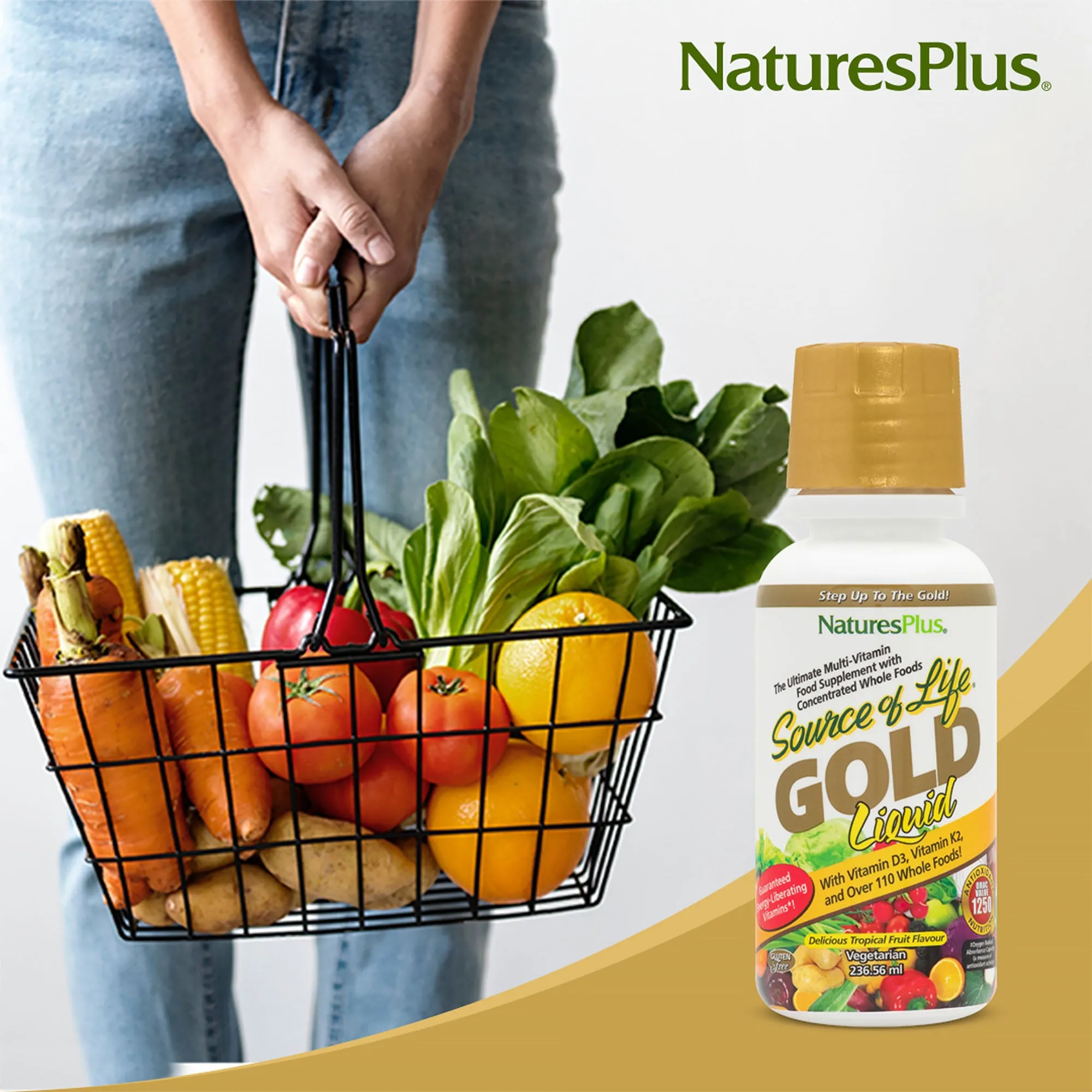 Nature's Plus Source of Life Gold Liquid 236.56ml