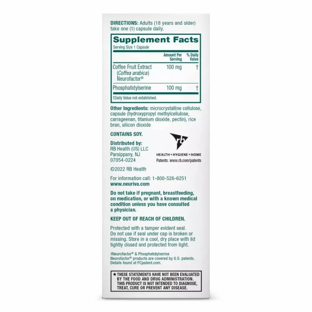 Neuriva - Original Brain Performance Capsules - 30 Ct - 12 Pack