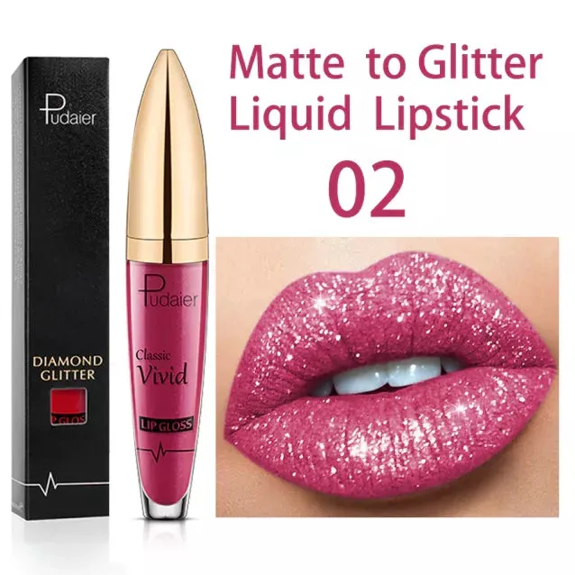  New Amazing Lip Art Ideas- Diamond Lip Gloss Matte To Glitter Liquid Lipstick Waterproof