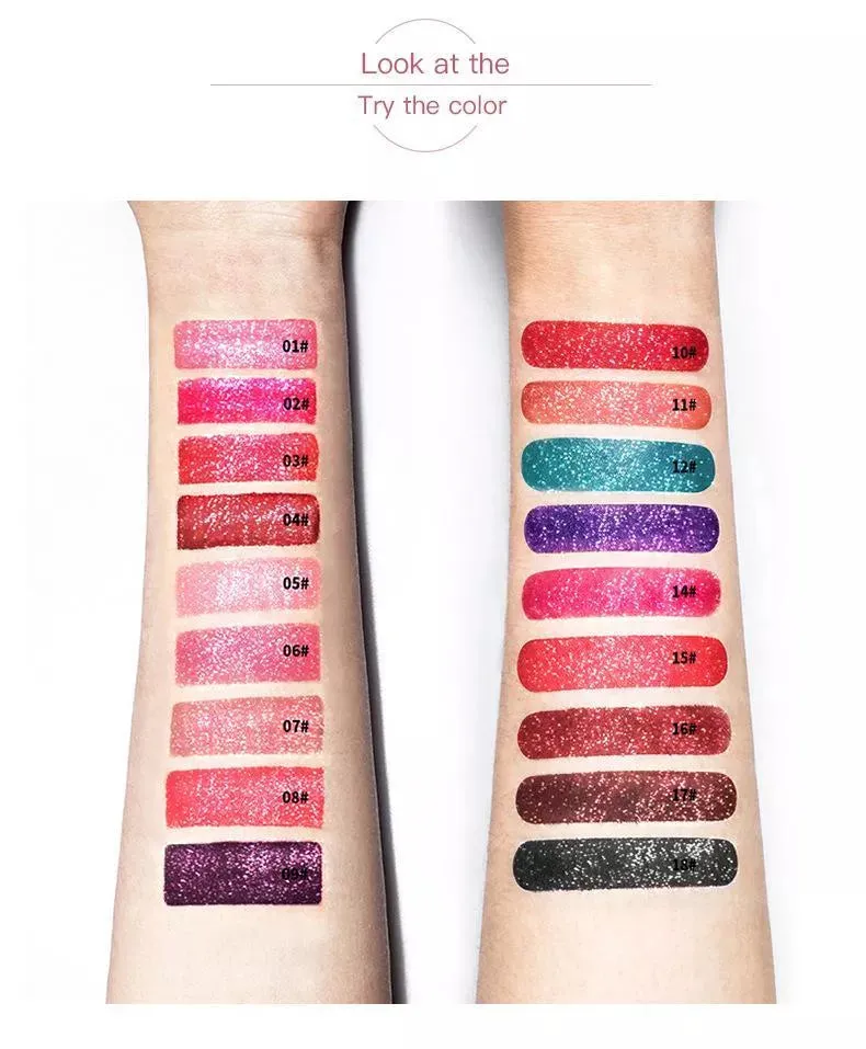  New Amazing Lip Art Ideas- Diamond Lip Gloss Matte To Glitter Liquid Lipstick Waterproof