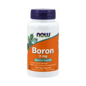 Now Boron 3mg 100 Veggie Capsules