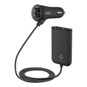 [OPEN BOX] BELKIN Road Rockstar 4 Port USB 7.2 AMP 32 Watt Car Charger