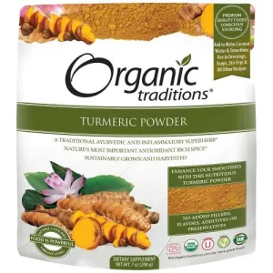 Organic Traditions Organic Turmeric Powder (200g)