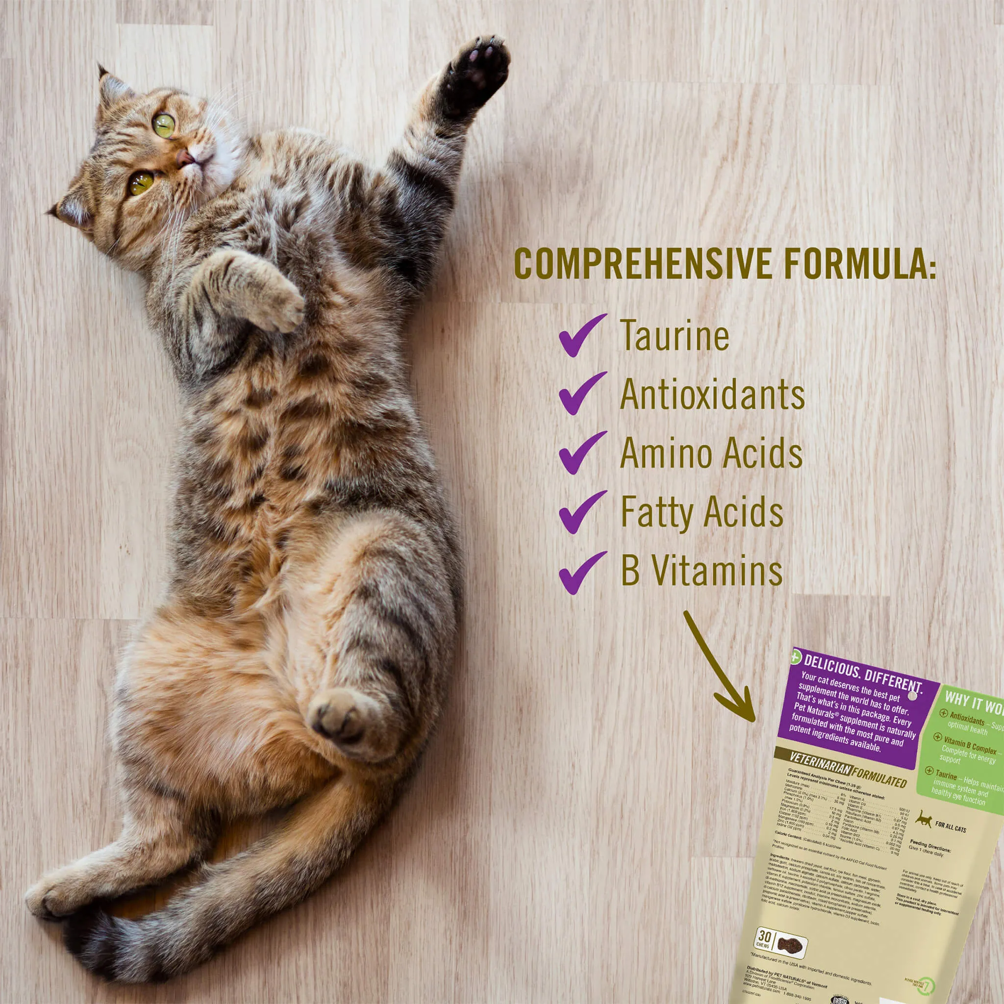 Pet Naturals Daily Multivitamin for Cats