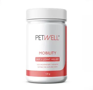 Petwell Mobility Dog and Cat Supplement Hip   Joint relief 125g