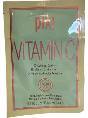 Pixi Green Energizing Infusion Sheet Mask With Vitamin C and Caffeine