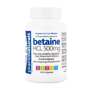 Prairie Naturals Betaine HCL (500 mg) (60 VCaps)