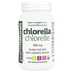 Prairie Naturals Chlorella (500mg) (360 Tablets)