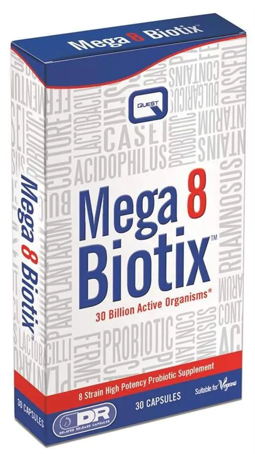 Quest Mega 8 Biotix 30 Caps