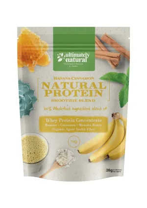 Real Banana & Cinnamon Natural Whey Protein Powder 1KG