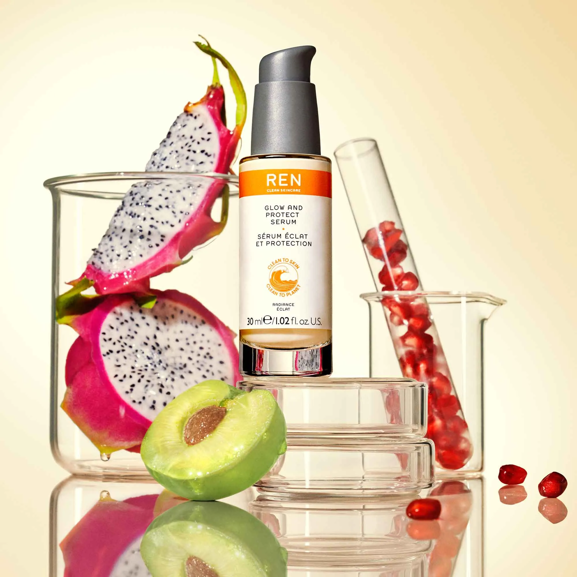 Ren Radiance Glow and Protect Serum