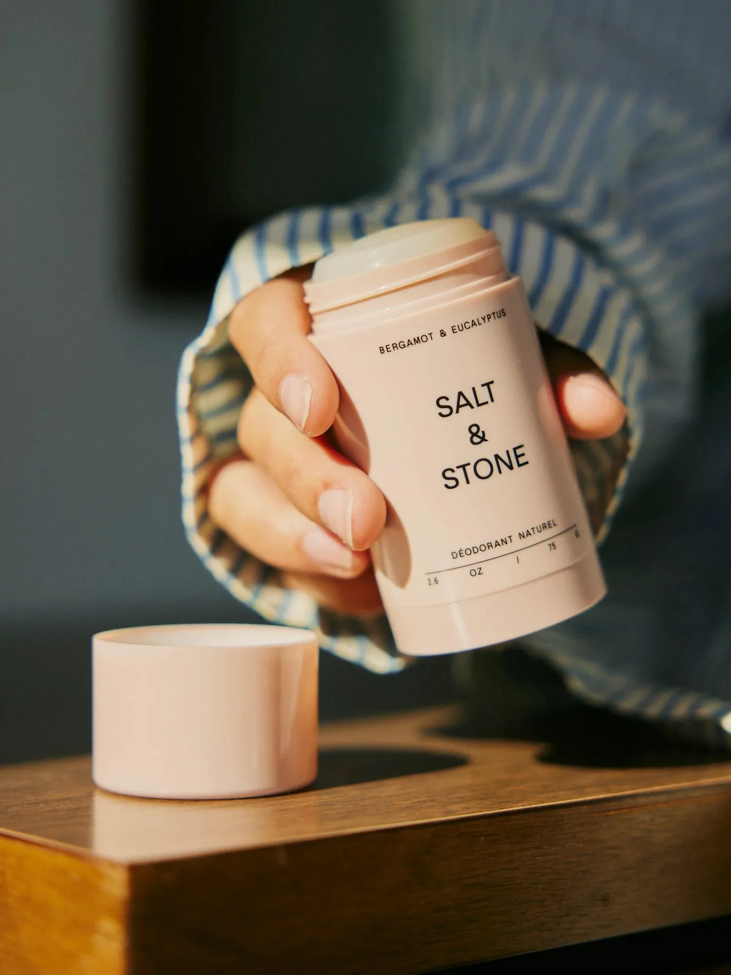SALT & STONE - NATURAL DEODORANT  Bergamote & Eucalyptus