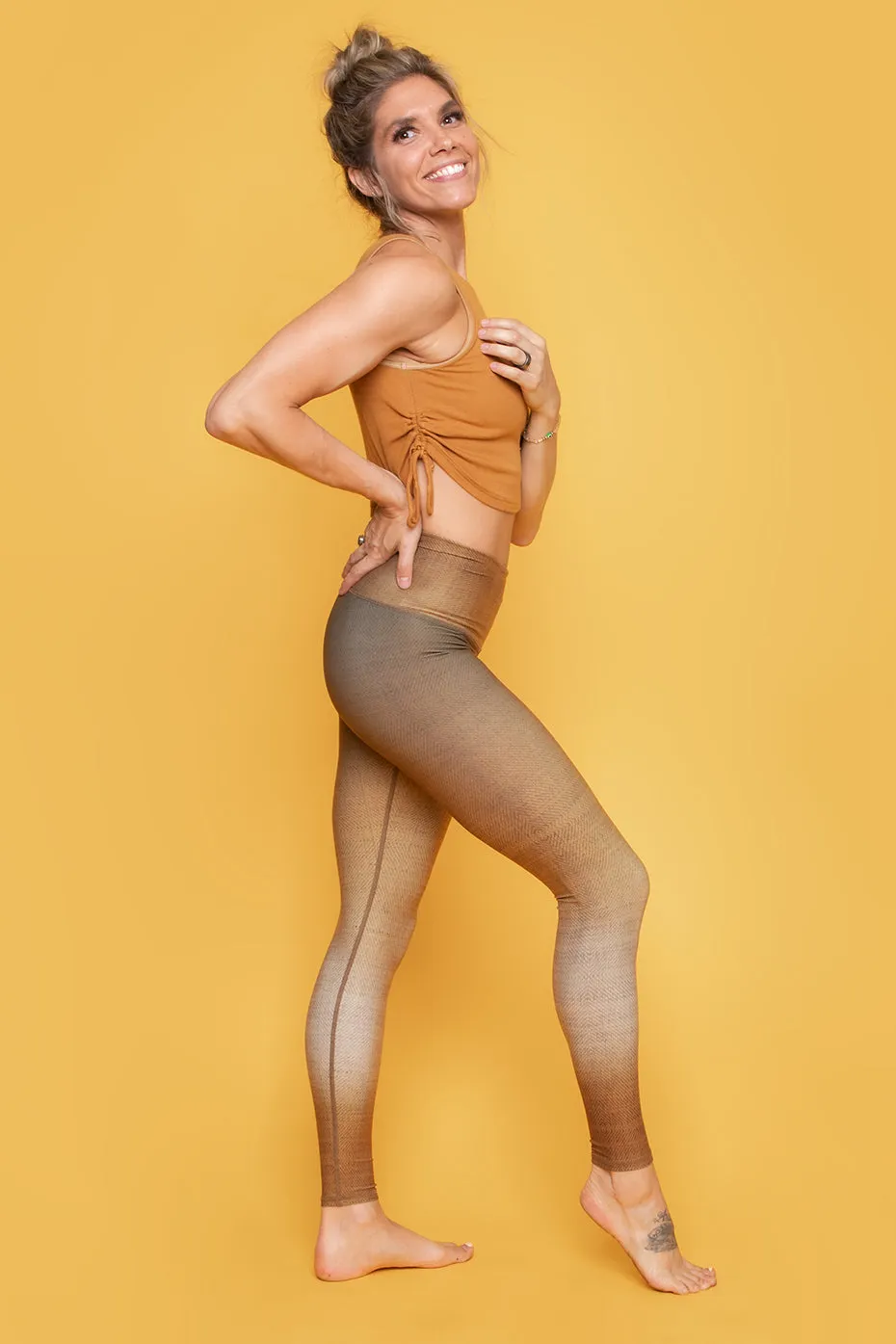 Sol Legging | Dip Dye |Turmeric