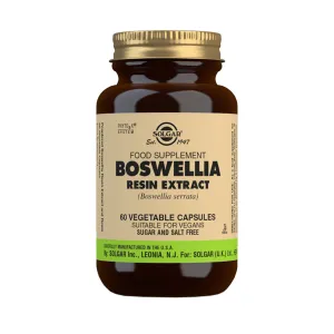 Solgar Boswellia Resin Extract 60 Veggie Capsules