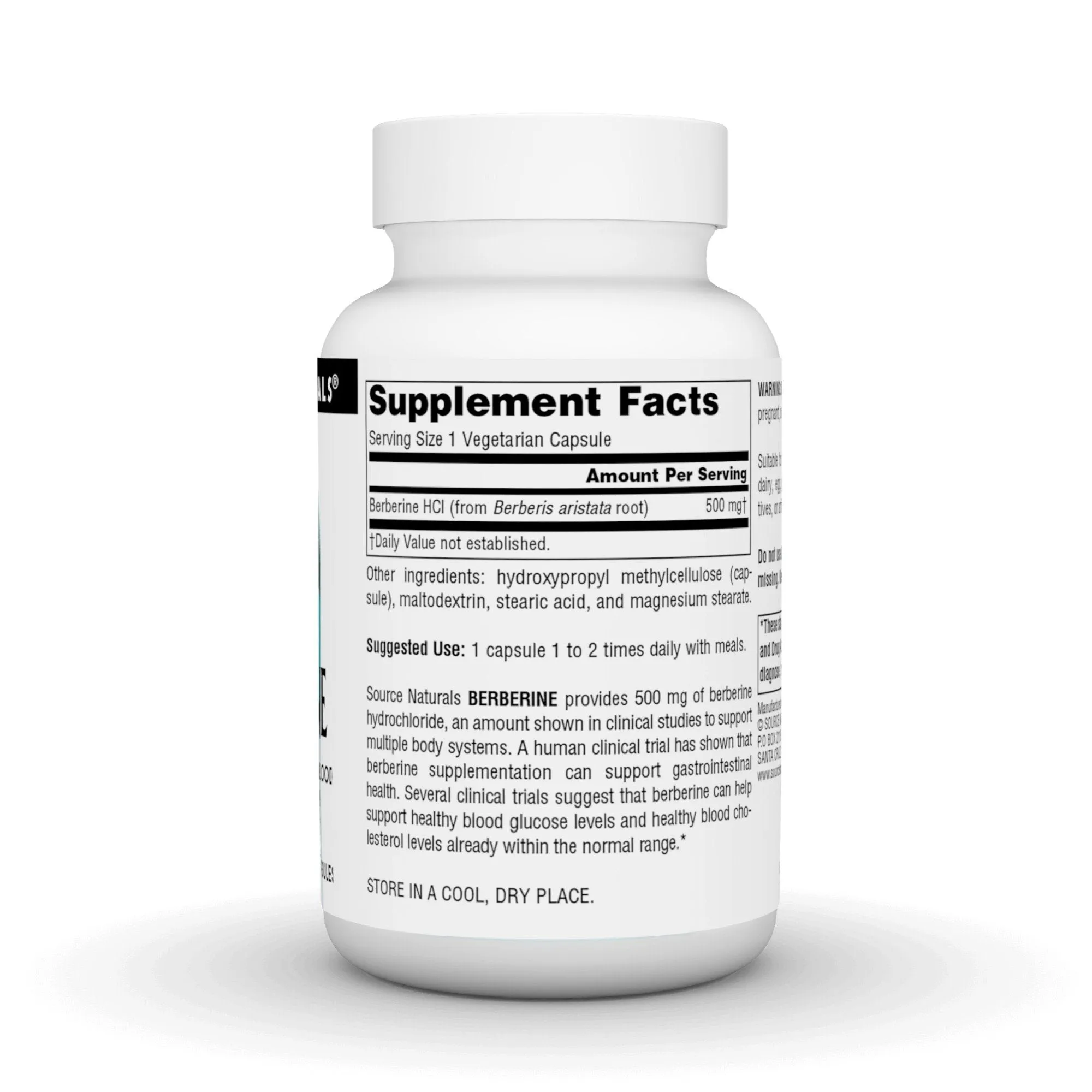 Source Naturals, Inc. Berberine 60 VegCap