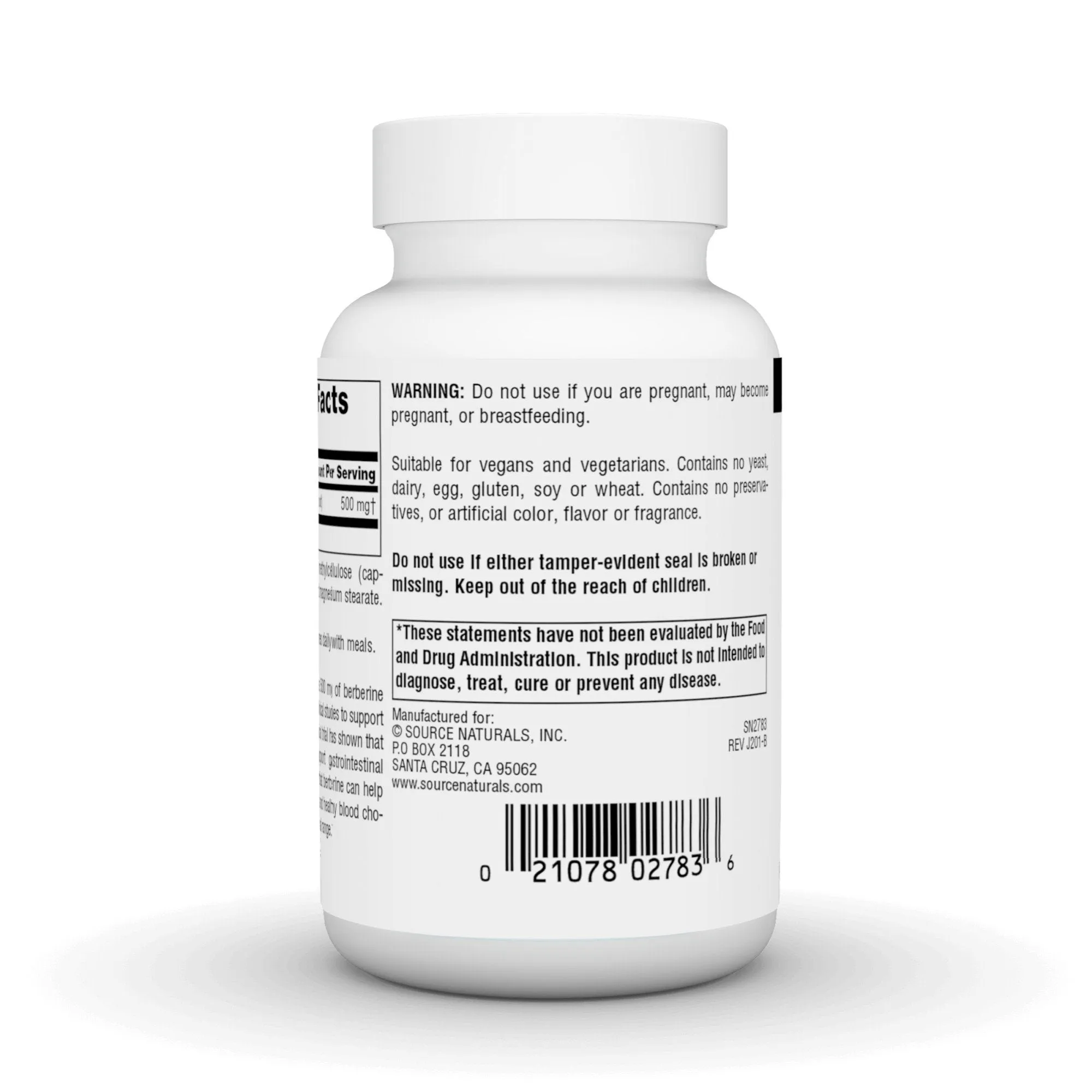 Source Naturals, Inc. Berberine 60 VegCap