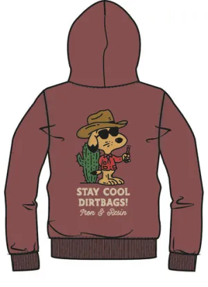 Stay Cool Hoodie - Marsala