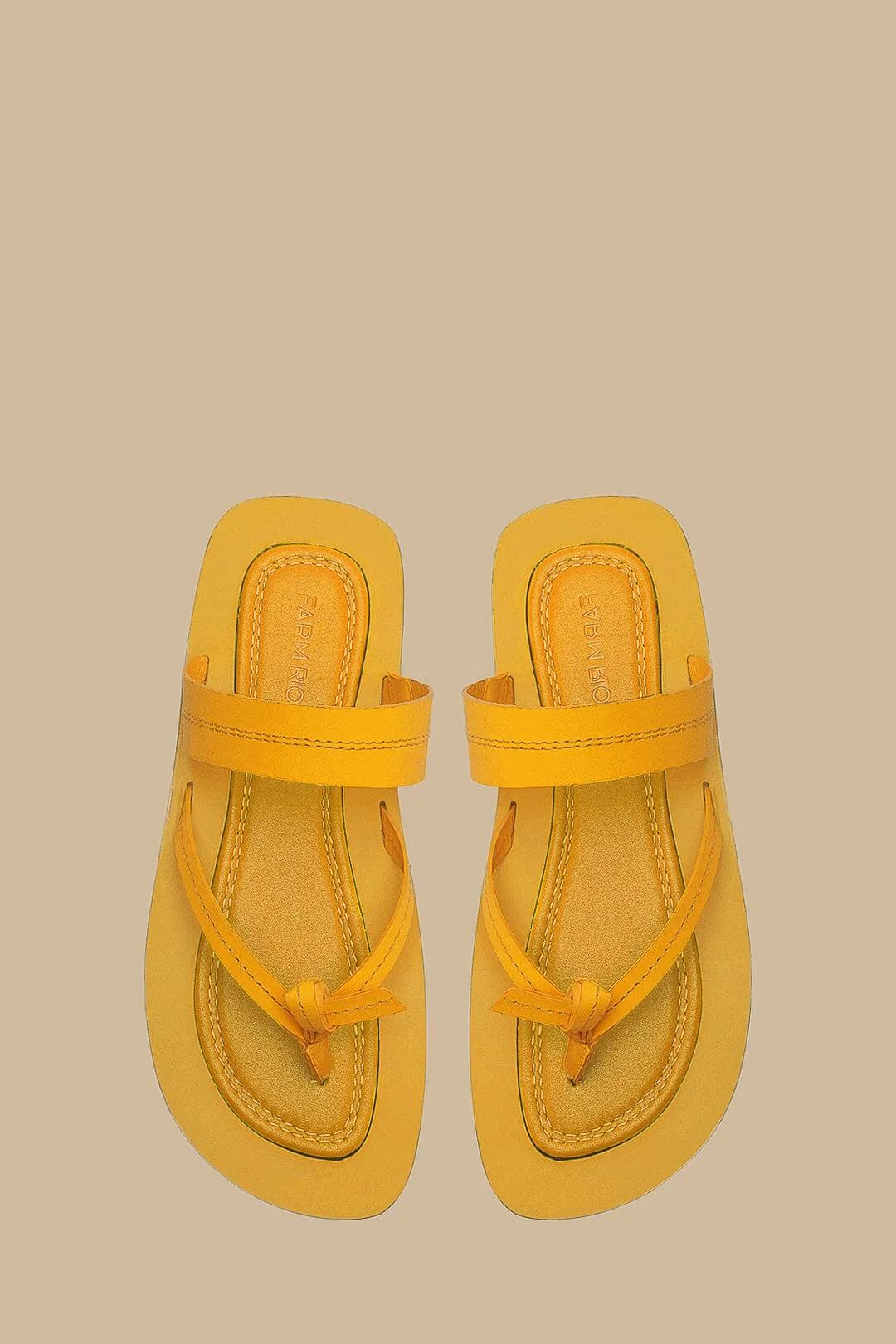 Turmeric Tie Flat Sandal