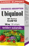 Ubiquinol, QH Active CoQ10, Enhanced Absorption, 100 mg, 30 softgels