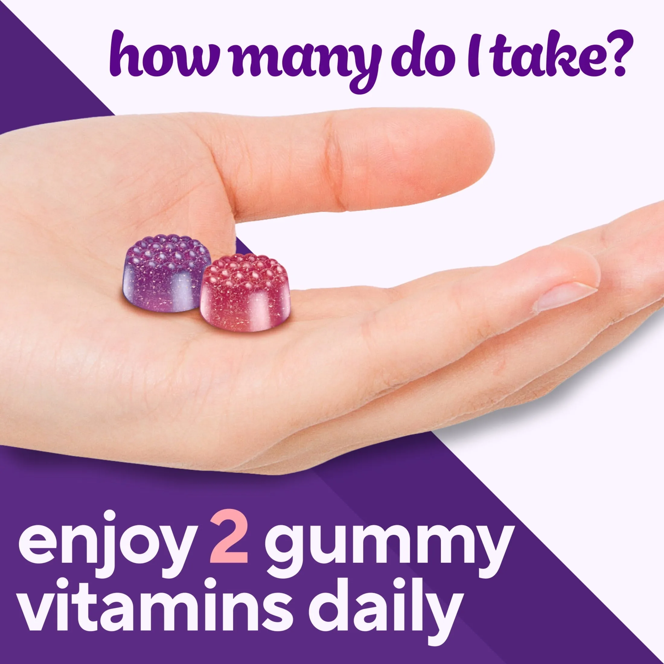 vitafusion Womens Multivitamin Gummies, Daily Vitamins for Women, Berry Flavored, 150 Count