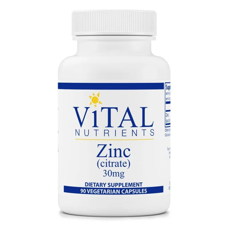 Vital Nutrients Zinc (Citrate) 30mg