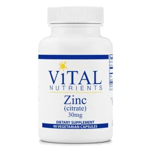 Vital Nutrients Zinc (Citrate) 30mg