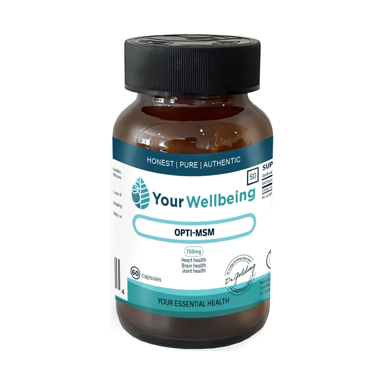 Your Wellbeing Opti-Msm 60 Capsules